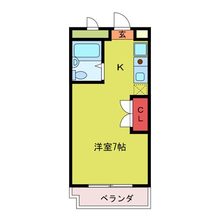 ハイツリバーサイドの物件間取画像